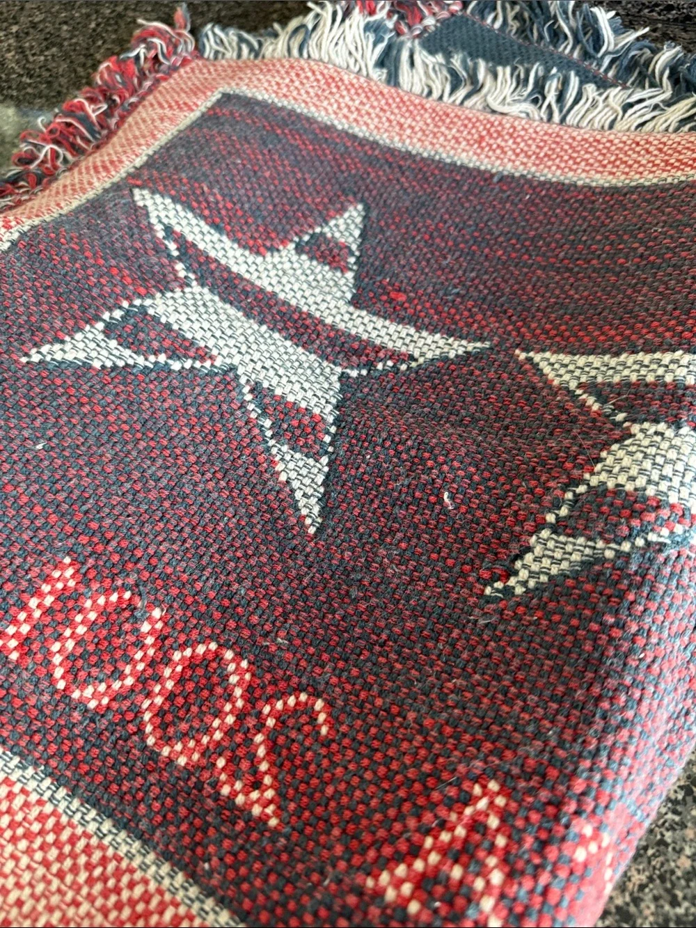 Pair of  America 2001 Fringe Accent Rug - 9/11 Commemorative